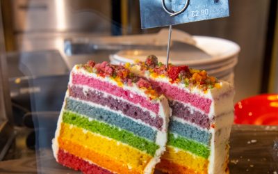 REGNBÅGSTÅRTA – Recept på enkel och unik tårta