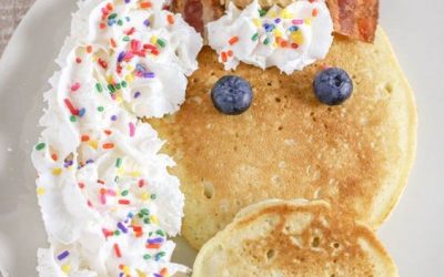 Amerikanska enhörning pannkakor