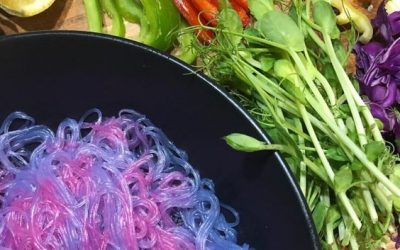 Unicorn nudlar, unicorn noodles recept