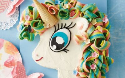 Enhörningstårta, enkelt recept