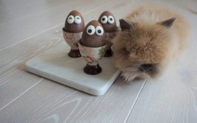 Chokladbomber med kinderägg till påsk