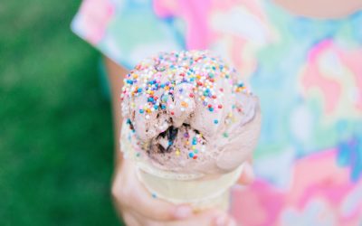 Sommarens unicorn glassar