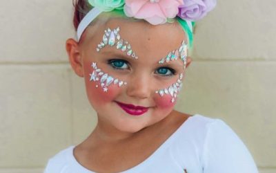 Unicorn sminkning till barn