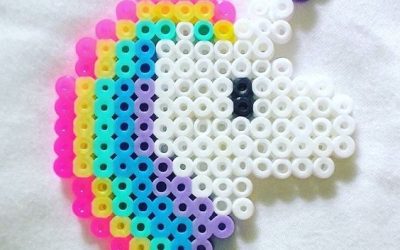 Pärlplatta Unicorn – så gör du